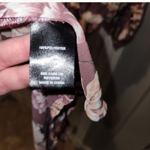 🍂🍁Torrid 1 semi sheer tunic blouse size 1 - Picture 5 of 5